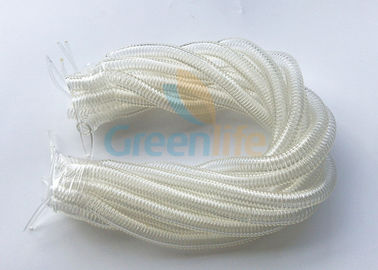 La sicurezza arrotolata elastica della corda della cordicella del chiaro cavo ritrattabile di sicurezza allinea la lunghezza su ordinazione