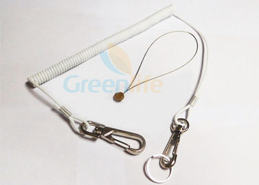 Corda elastica solida di lunghezza di bianco 20CM con il gancio di forma del rilascio rapido D delle clip