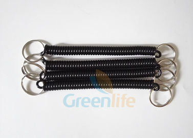 Cavezza ritrattabile flessibile del cavo della bobina di TPU con entrambi gli anelli spaccati estremità